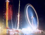 Fairground scene at Dorset